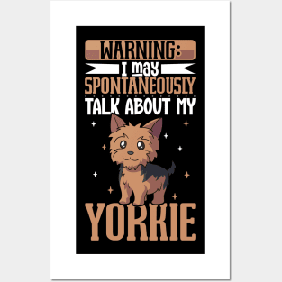 Yorkshire Terrier lover Posters and Art